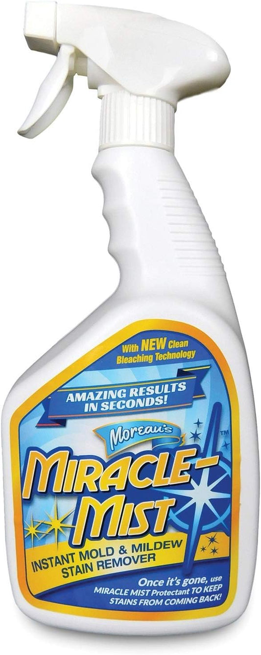 MiracleMist Instant Cleaner for Indoor and Outdoor Use, 32 oz | 2 Pack (64 OZ Spray)