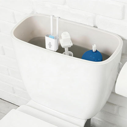 2Pcs Toilet Tank Cleaning Tablet Holder, Toilet Bowl Tablet Holder with Hook, Buffer Box Carrier Bleach Tablet Bracket, Keep Tablets Off Tank Wall, Prevent Residue Build-Up