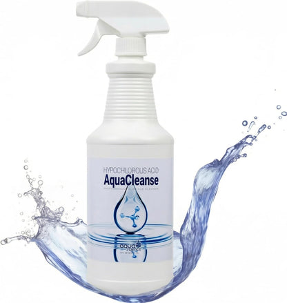 AquaCleanse Hypochlorous Acid 500PPM All-Purpose Cleaner Spray (1 Gallon) – 3X Stronger Than Standard HOCL – Pet & Family Safe, Non-Toxic Surface Cleaner & Odor Remover - No Harsh Chemicals – USA Made