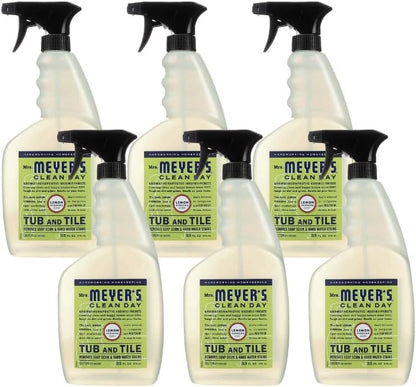 Mrs. Meyer's Tub and Tile Cleaner, Lemon Verbena - (Case of 6 - 33 fl oz)