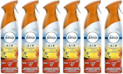 Febreze Air Mist Air Freshener Spray, Odor-Fighting Room Spray, Air Fresheners for Home and Bathroom and Kitchen, Aerosol Can, Mountain Scent, Purple, 8.8oz (Pack of 3)