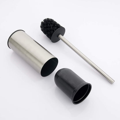 BGL Stainless Steel 304 Black Toilet Bowl Brush and Holder Set Cleaning Tool Holder with Toilet Brush