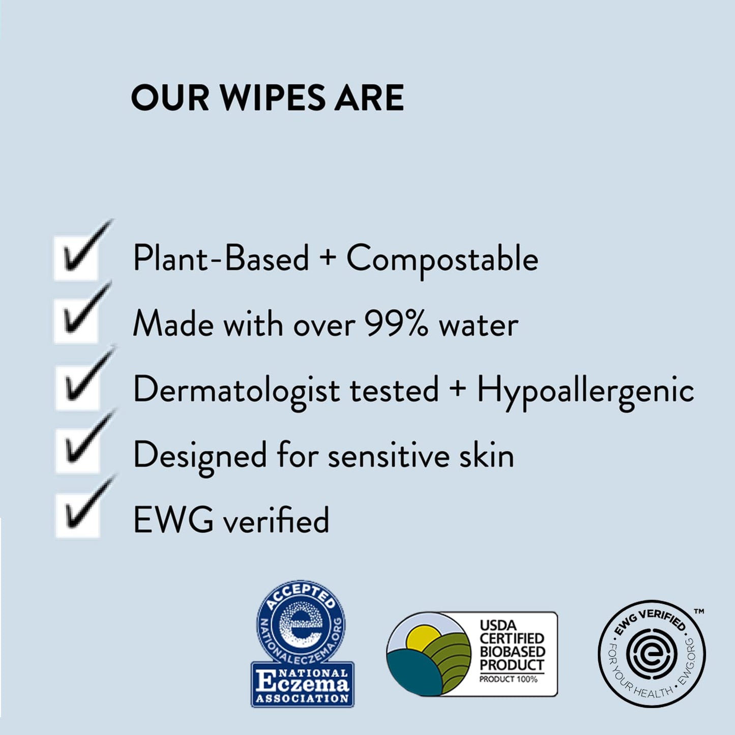 The Honest Company Hypoallergenic Multi-Use Baby Wipes for Sensitive Baby Skin, Rose Blossom, 60 Count
