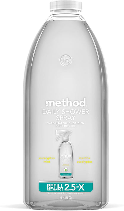 Method Daily Shower Cleaner Spray, Ylang Ylang, For Showers, Tile, Fixtures, Glass and Tubs, 28 oz spray bottle (Pack of 1)