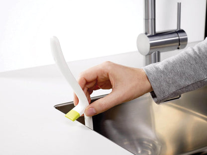 Joseph Joseph Edge Dish Brush with Integrated Sink Rest, Grey