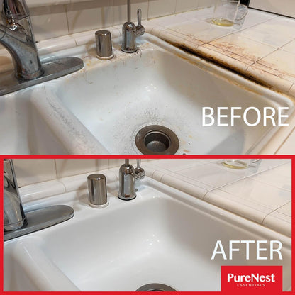 PureNest Super Easy Seal Stain Cleaner – No-Scrub Formula – Removes Stains from Seals, Sillicone Caulking, Shower Walls, Bathtubs, Refrigerator Gasket & Front Load Washer Seal – 5.3 oz