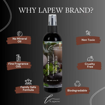 Lapew Room & Linen Spray | Fragrance Mist for Home, Car & Office | Fabric & Air Freshener | Neutralizing Mist | Made in USA | Cozy Cinnamon & Apple - Colors A