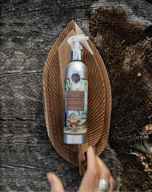Mangiacotti Room Spritz Fabric Deodorizer Air Freshener Spray | Naturally Plant-Based with Essential Oils Room Fragrance, 8 Ounces, Gingerbread