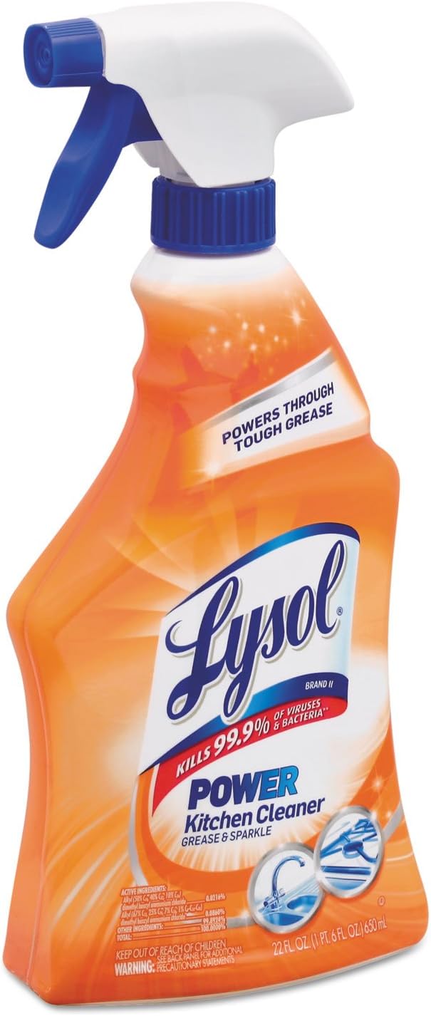 Reckitt & Benckiser 1920000888 Lysol Antibacterial Kitchen Cleaner, 22oz
