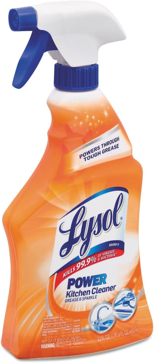 Reckitt & Benckiser 1920000888 Lysol Antibacterial Kitchen Cleaner, 22oz