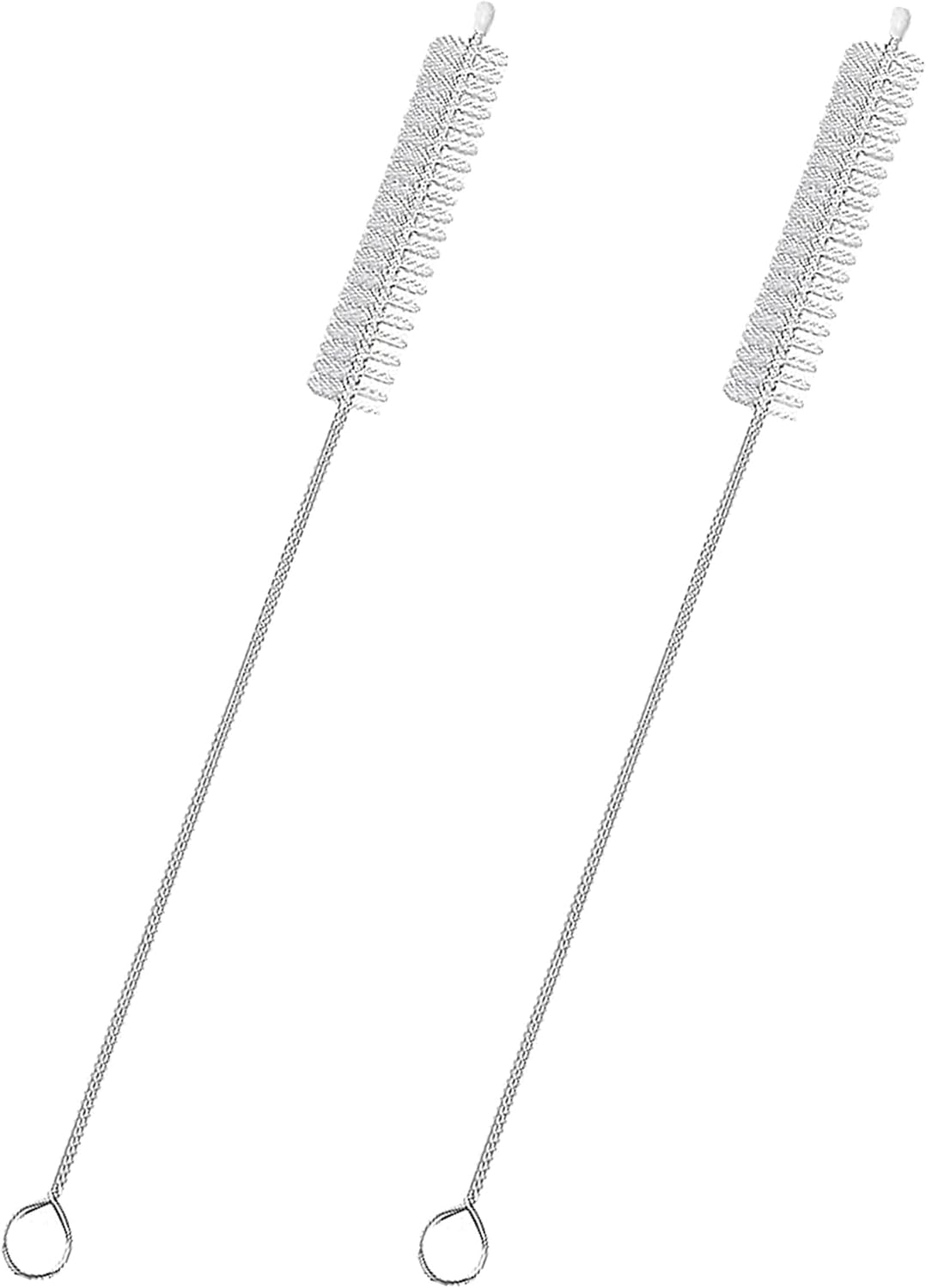 Straw Cleaner Brush, Straw Cleaning Brush by 304 Stainless Steel and Nylon Bristles, Hummingbird Feeders, Glass/Silicone Straws or Brush for Cleaning Straws.