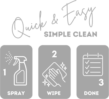 Quick Shine Multi Surface Floor Cleaner 64oz, Ready to Use-Streak Free-No Rinse, Use on Hardwood, Laminate, Luxury Vinyl Plank & Stone, Use in Spray Mops & Vac Mops, Safer Choice Cleaner