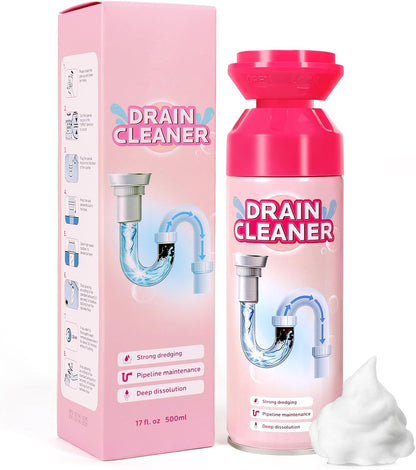 Foaming Drain Cleaner Clog Remover: Sink Cleaner Pipe Clogged Opener for Kitchen Bathroom Toilet Tubs and Showers (2 Pack)