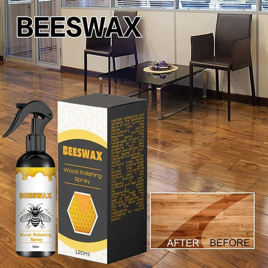 Beeswax Spray Furniture Polish and Cleansing, Natural Beeswax Spray for Wood Furniture Floors - Original Cleansing for Living Rooms and Kitchens