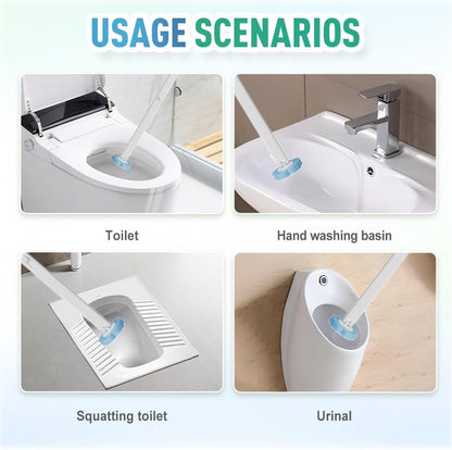 36 PCS Disposable Toilet Brush Heads, Toilet Bowl Wand Refills for Toilet and Bathroom Cleaning, Disposable Toilet Cleaner Refill Pads for Washroom Mats Brush Cleaning System (36PCS)
