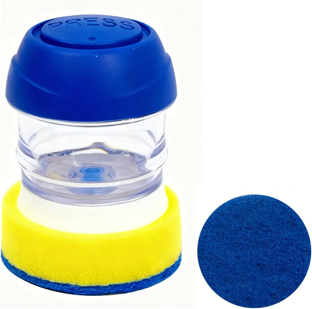 CELOX Dish Scrubber with Soap Dispenser, Soap Dispensing Sponge