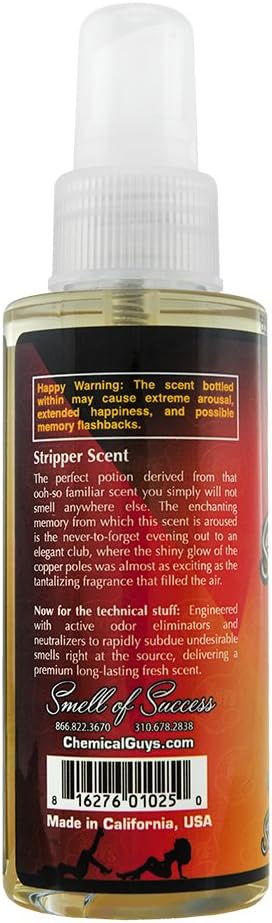 Chemical Guys Black Frost Air Premium Car Air Freshener Spray & Odor Eliminator - Crisp Masculine Scent Spray for Trucks, SUVs, RVs, and Motorcycles - Use in Home, Office, or Garage, 16 oz Bottle