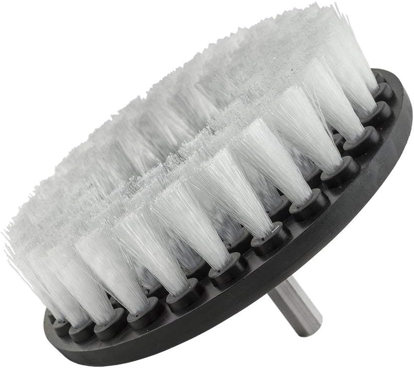 Chemical Guys ACC507 Medium Duty Spinner Multi-Surface Drill Brush Attachment (Fits Any Standard Drill - Power Scrubber Removes Stains & Cleans Floor Mats, Upholstery & Carpets), Yellow