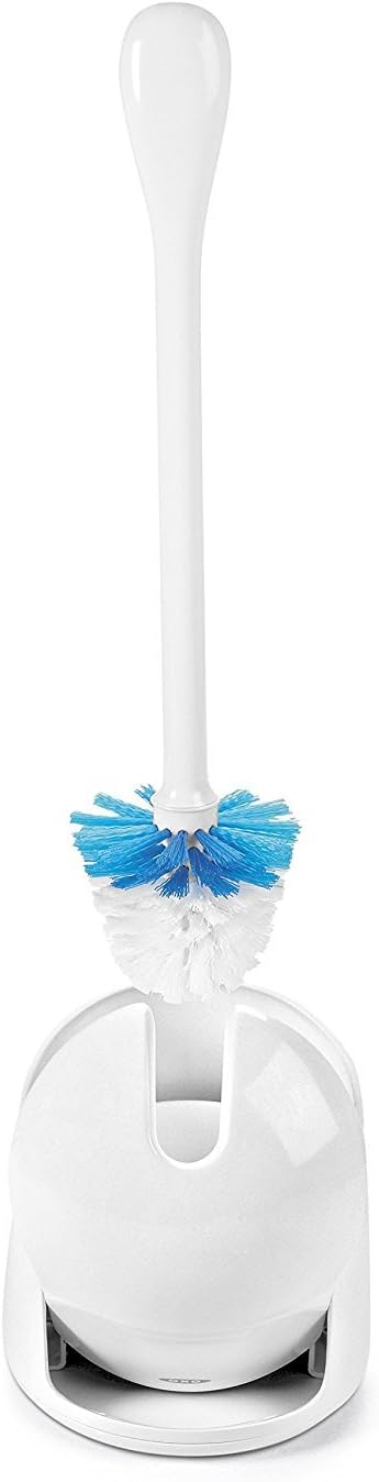 OXO Good Grips Compact Toilet Brush & Canister - Gray
