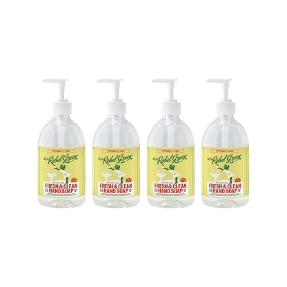 Rebel Green Fresh & Clean Hand Soap Refill - Natural Liquid Hand Soap Refill for Bathroom & Kitchen - Lavender & Grapefruit Scent, 32 Fl Oz