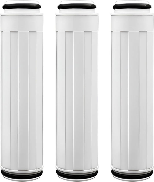 Multi-Stage Shower Filter Replacement compatible with FEELSO 3 Spray and 4 Spray Filtered Shower Head with Handheld, 15-Stage Filtration, 3-Pack