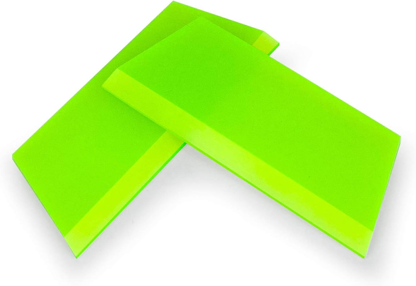 CARTINTS 2pack Mini Squeegee Rubber Squeegee, 5.1x 2 inch, for Cleaning Glass, Shower Door and Car Windows and Screen Printing, Blue/Green