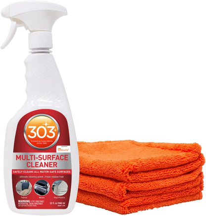 303 Multi-Surface Cleaner - Safely Cleans All Water Safe Surfaces - Ultimate Cleaning Power - Rinses Residue Free - Recommended By Sunbrella, 16 fl. oz. (30445CSR) Packaging May Vary