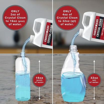 Stone Pro Crystal Clean - Surface Cleaner & Sealer, Ready to Use 32 oz.
