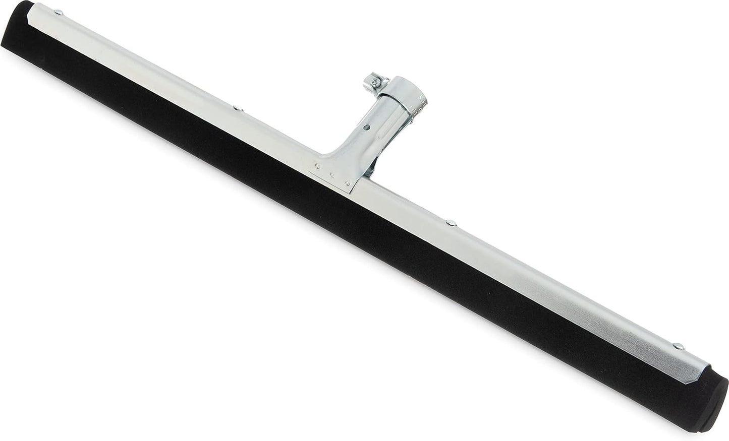 SPARTA Flo-Pac Double Foam Floor Rubber Squeegee Window Squeegee with Heavy Duty Steel Frame for Floor, Bathroom, Kitchen, Concrete, Tile, Garage, Commercial Use, 22 Inches, Black
