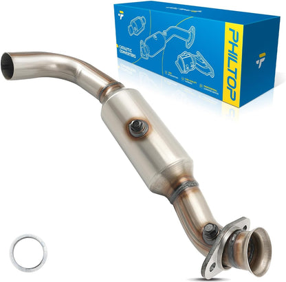 PHILTOP Left and Right Catalytic Converter Replacement For 2005-2010 300 2.7/3.5L V6 RWD, 2006-2010 Charger 2.7/3.5L V6 RWD, 2005-2008 Magnum 2.7/3.5L V6 RWD Replace 55434, 55433 (EPA Compliant) - Colors A