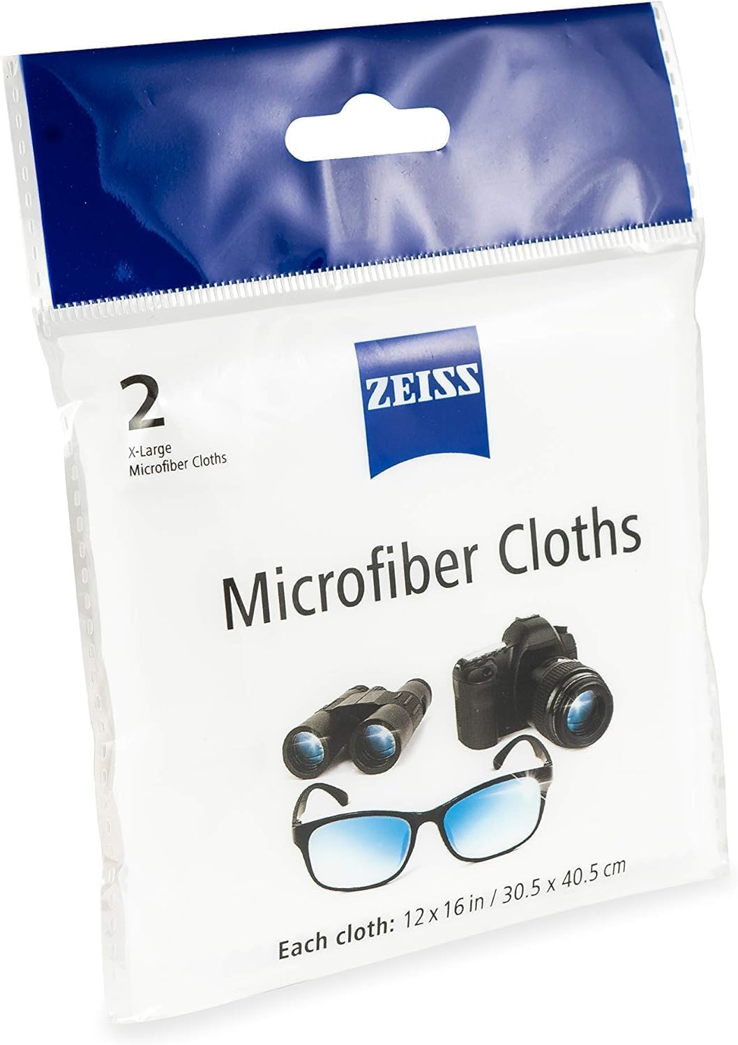 ZEISS Lens Care Pack – 2x 8oz Streak-Free Lens Spray and Microfiber Cloths for Eyeglasses and Optics