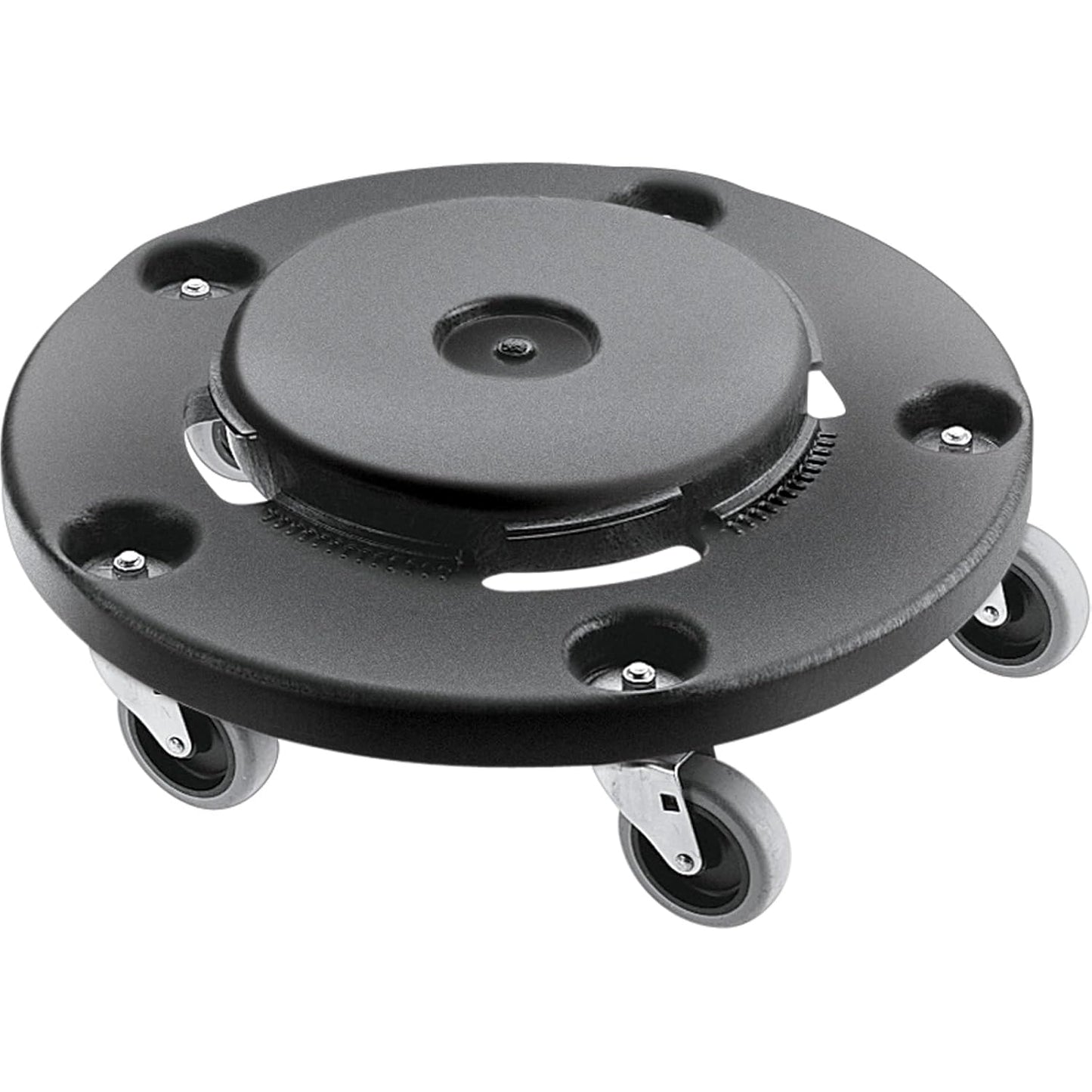 RILIDRI 3-Inch Swivel Stem Caster for Rubbermaid Mop Bucket Utility Cart, 7/16-Inch Stem Diameter Rubber Wheel Set of 4, Heavy Duty TPR Weber Grills Shop Vac Replacement Wheels