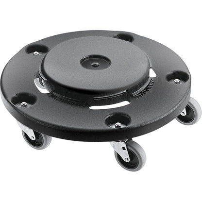 RILIDRI 3-Inch Swivel Stem Caster for Rubbermaid Mop Bucket Utility Cart, 7/16-Inch Stem Diameter Rubber Wheel Set of 4, Heavy Duty TPR Weber Grills Shop Vac Replacement Wheels