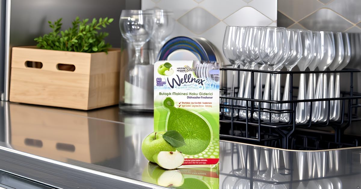Wellnax Dishwasher Freshener (Green Apple)