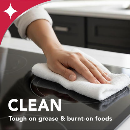 Weiman Non-Abrasive, No Scratch Induction Glass Ceramic Stove Cooktop Heavy Duty Cleaner and Polish, 20 Ounce