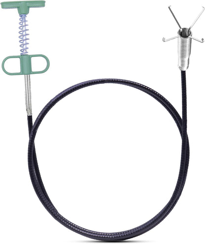 76 inch Drain Snake,Drain Clog Remover - Flexible Grabber Claw Pick Up Reacher Tool for Home Sink, Bathroom Tub,Drain, Toilet, Tight Spaces