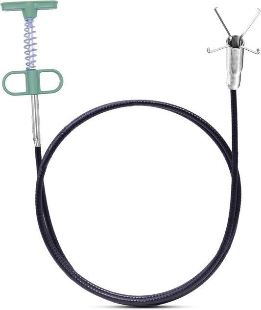 76 inch Drain Snake,Drain Clog Remover - Flexible Grabber Claw Pick Up Reacher Tool for Home Sink, Bathroom Tub,Drain, Toilet, Tight Spaces