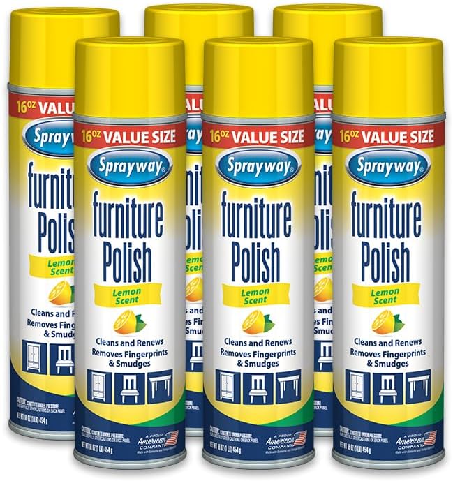 Sprayway Furniture Polish, Fl Oz, 16 Ounce