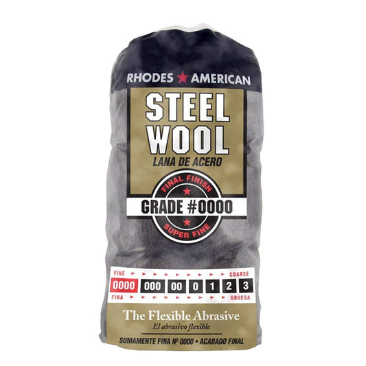Homax - 33873210009 Steel Wool, Extra Fine Grade #000, 12 Pads