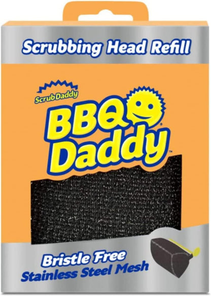 Scrub Daddy Household Cleaning + BBQ Bundle - BBQ Daddy Bristle Free Grill Brush - 2 Microfiber Cleaning Towels - All Purpose Cleaner PowerPaste Cleaning Paste + Scrub Mommy Sponge