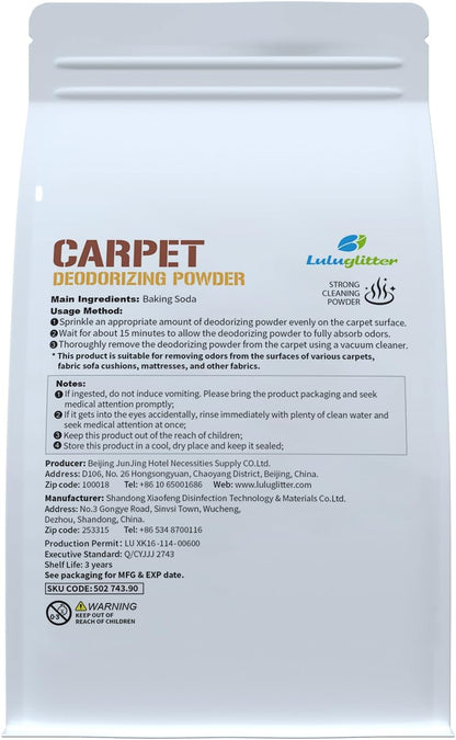 Carpet Deodorizer Freshener Powder Strong Carpet Freshener Safe for Pets Effectively Remove Odors