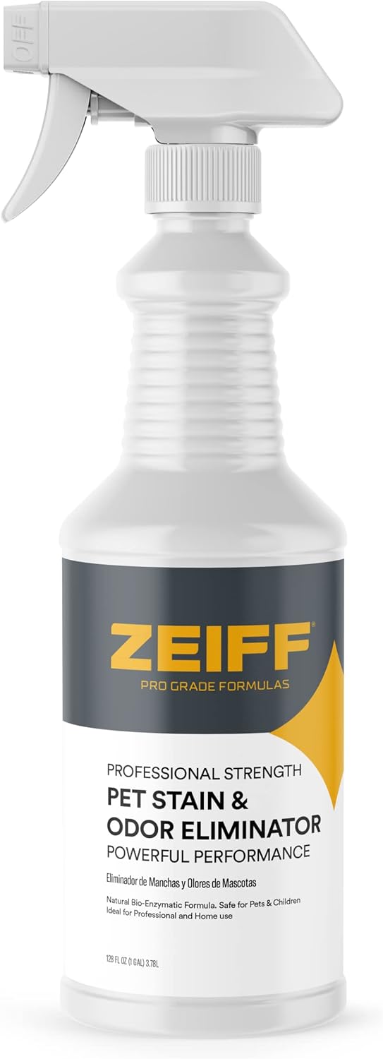Zeiff Pro-Grade Multi-Purpose Probiotic Enzyme Cleaner - Powerful Cleaning & Odor Eliminating Formula For Professional & Home Surfaces - 32 Ounce - Fragrance Free