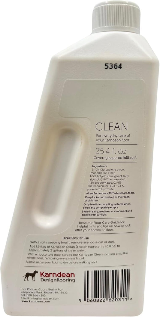 LVP Floor Cleaner No-Rinse Formula for Luxury Vinyl Plank Floors – pH Neutral, Streak-Free, Safe & Easy Use – Professional Grade Routine Cleaner (1L Bottle)