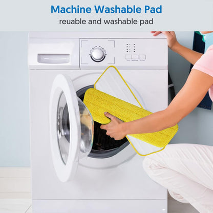 7 Count Reusable Mop Pads for Swiffer PowerMop -MEXERRIS Microfiber Wet Mops Refills PowerMop Pads Refills Machine Washable Hard Floor Mop Pads Replacement for 13''-15'' Spray Floor Mops