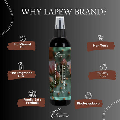 Lapew Room & Linen Spray | Fragrance Mist for Home, Car & Office | Fabric & Air Freshener | Neutralizing Mist | Made in USA | Cozy Cinnamon & Apple - Colors B