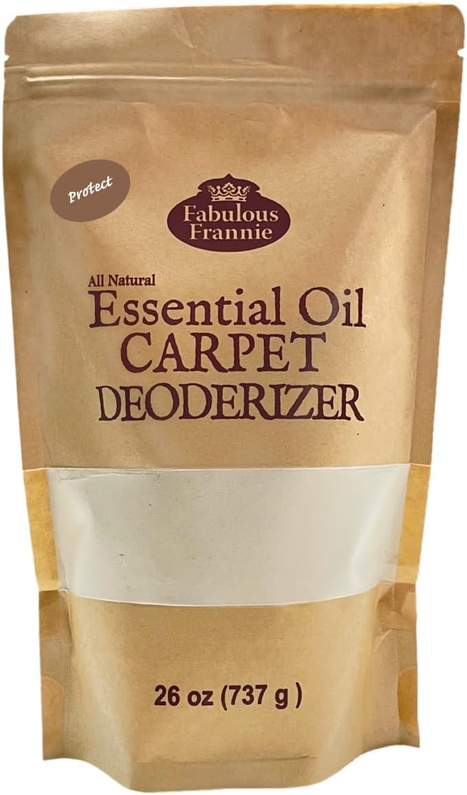 Fabulous Frannie All Natural Ingredients No Synthetics Protect Carpet Care made with Pure Essential Oils Clove, Lemon, Cinnamon, Eucalyptus and Rosemary 13 Ounce (Pack of 1)