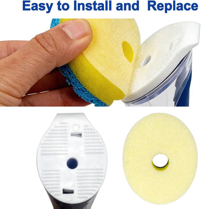 CELOX Dish Sponge with Handle, Dish Sponge with Soap Dispenser