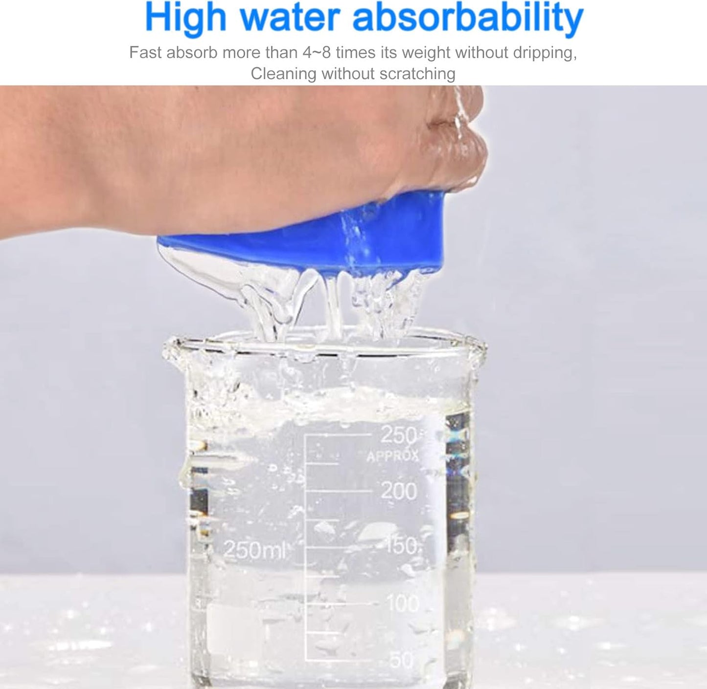 Cleaning Sponge Super Absorbent Water Durable ^~ You Know 17.5×7.5×3.5 cm[6.9 x 3 x 1.38 inches] Use for Household Clean Cars/Boats The dust and Dirt on Furnitures,Bathtubs&etc. (Blue)
