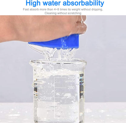 Cleaning Sponge Super Absorbent Water Durable ^~ You Know 17.5×7.5×3.5 cm[6.9 x 3 x 1.38 inches] Use for Household Clean Cars/Boats The dust and Dirt on Furnitures,Bathtubs&etc. (Blue)