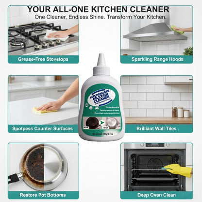 Kitchenware Oil Stain Cleaner, Multi-purpose Kitchen Cleaner, Pot Bottom Black Stain Cleaner, Pan Bottom Cleaning Paste,Powerful Kitchenware Cleaner, Oil Stain Remover (260, Grams)